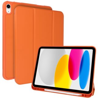Apple Ipad Air 4 (2020) / Ipad Air 5 (2022) / Ipad Air 11 (2024) / Ipad Air 11 (2025) Pencil Book kaitsekott oranz