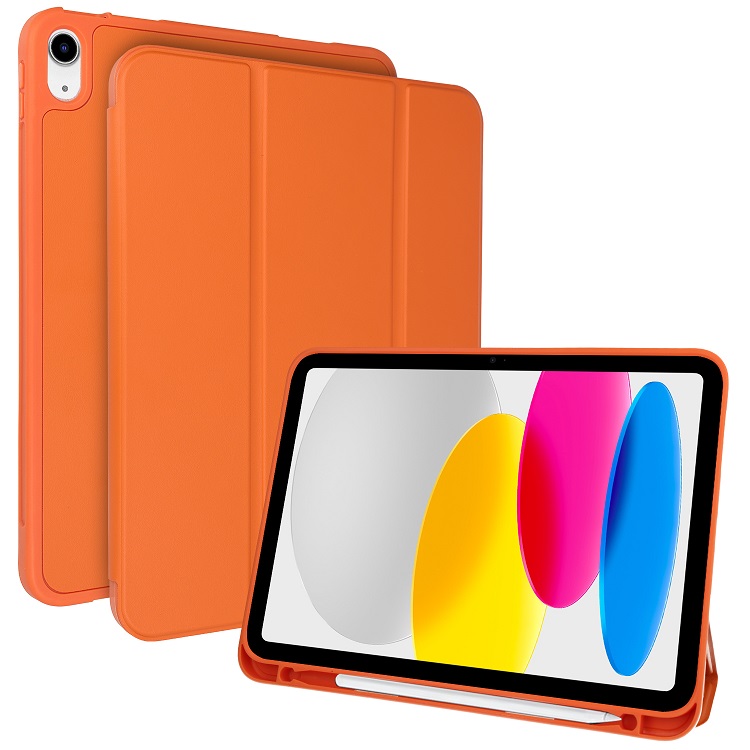 Apple Ipad Air 4 (2020) / Ipad Air 5 (2022) / Ipad Air 11 (2024) / Ipad Air 11 (2025) Pencil Book kaitsekott oranz