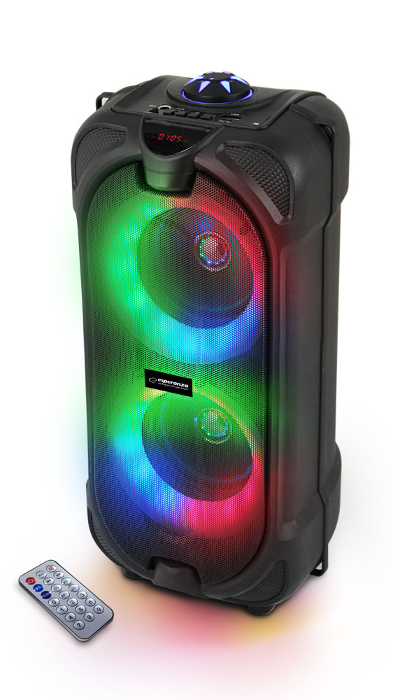 Esperanza Rhythm EP157 Bluetooth kõlar / RGB-illumination / FM-Raadio / 10W / must / KOHE OLEMAS! - Image 2