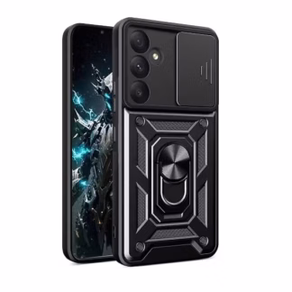 Samsung A15 (4G) / (5G) Armor Slide kõvakorpus must