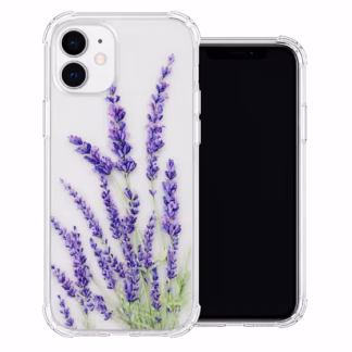 Apple Iphone 12 FlowerBumper silikoonkaitse läbipaistev