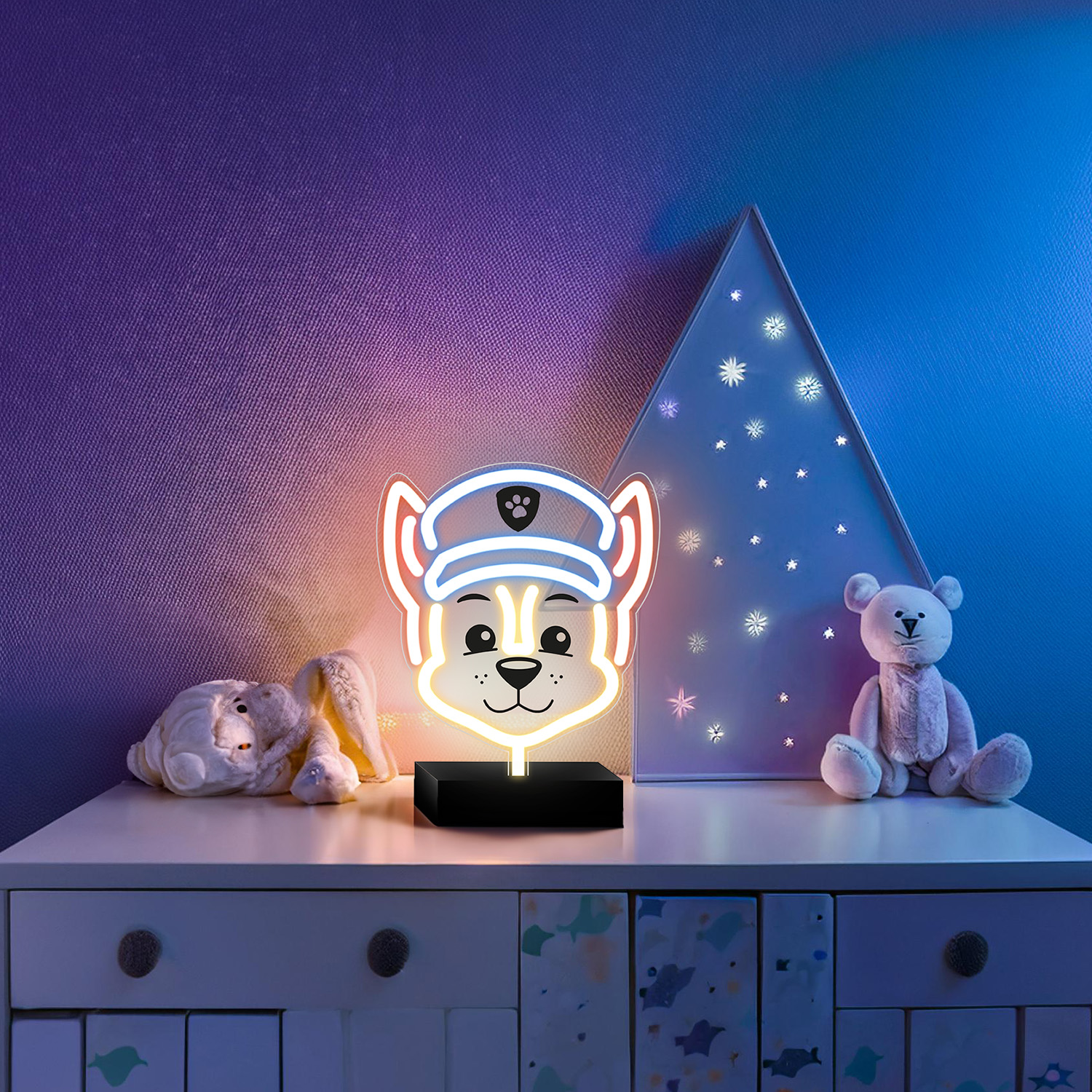 Neon LED-lamp Paw Patrol tegelaskujuga seinale või alusega lauale - Image 2