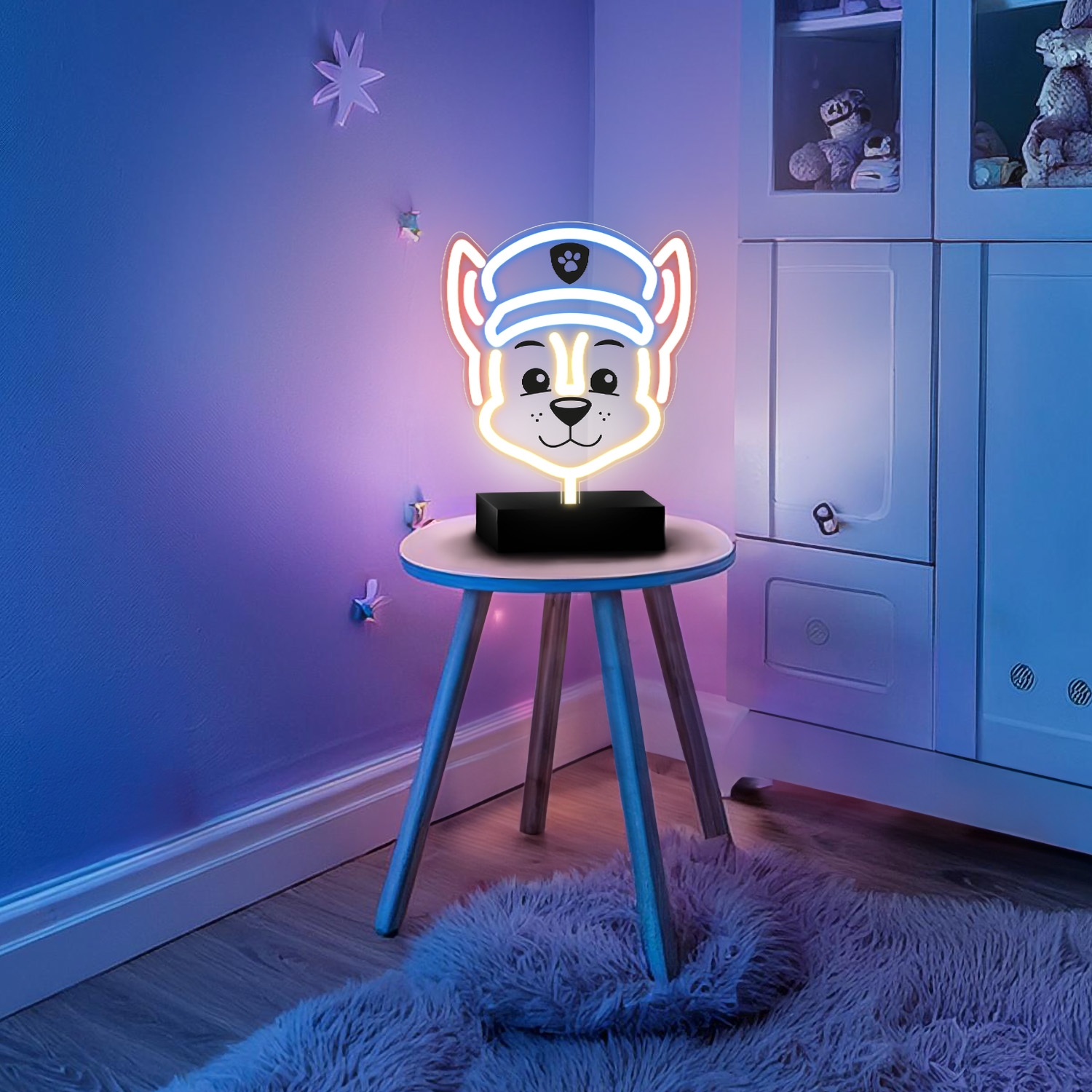 Neon LED-lamp Paw Patrol tegelaskujuga seinale või alusega lauale - Image 3