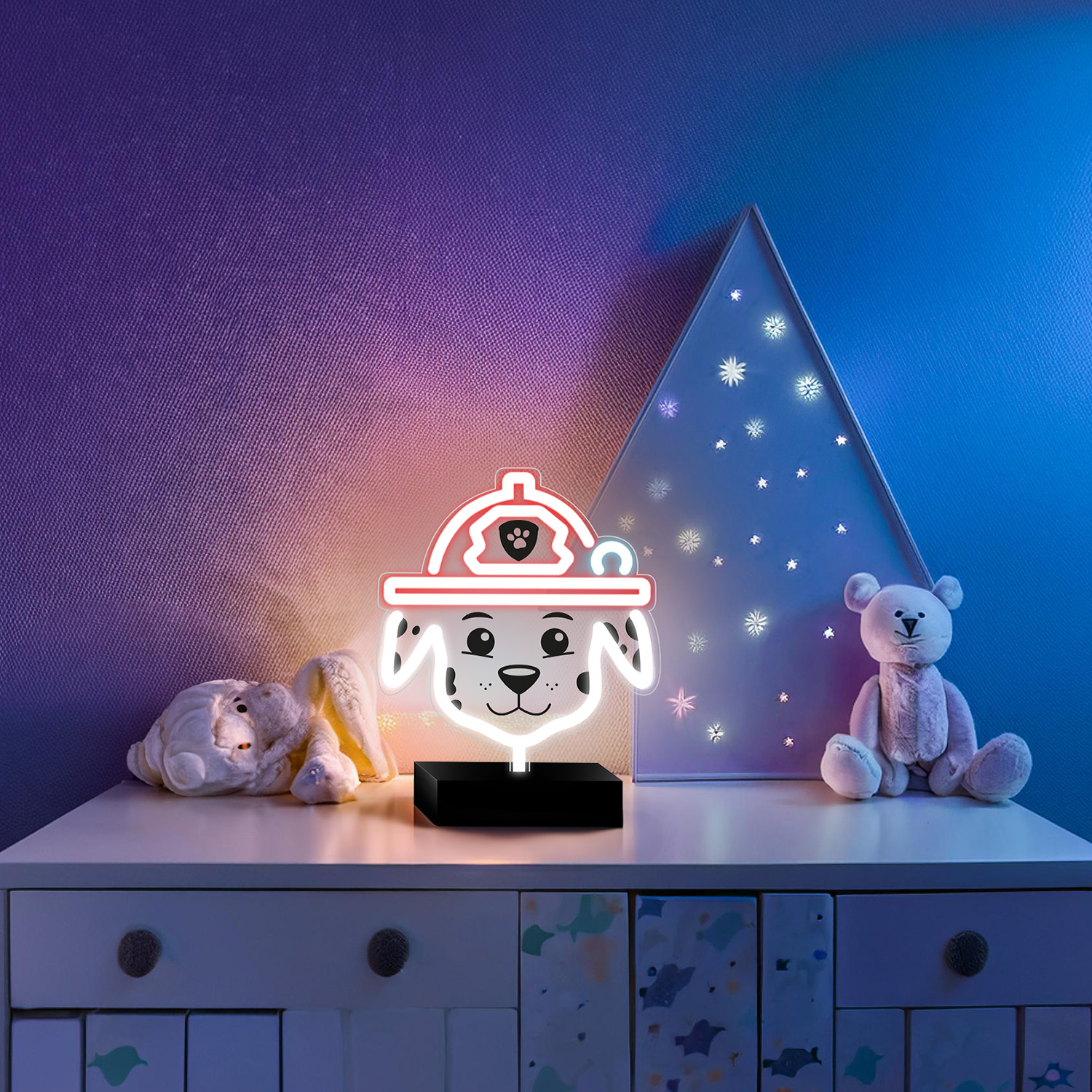 Neon LED-lamp Paw Patrol tegelaskujuga seinale või alusega lauale - Image 2