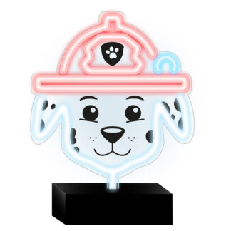 Neon LED-lamp Paw Patrol tegelaskujuga seinale või alusega lauale