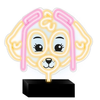 Neon LED-lamp Paw Patrol tegelaskujuga seinale või alusega lauale