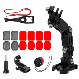 GoPro, DJi, Insta360, SJCam, Eken kiivrikinnitus komplekt