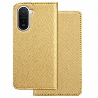 Xiaomi Redmi A7 Pro (4G/5G) / Poco C81 / Pococ C81 Pro Smart Magnet kaitsekott kuldne