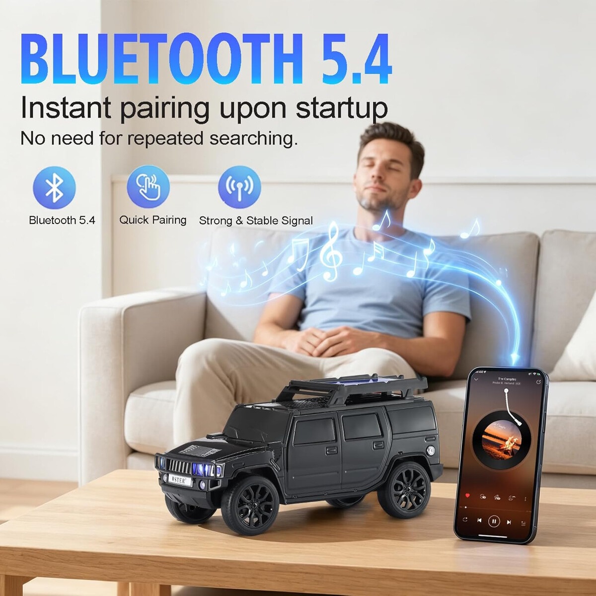 Wster Limousine WS-696 Bluetooth kõlar / 8W / must - Image 3