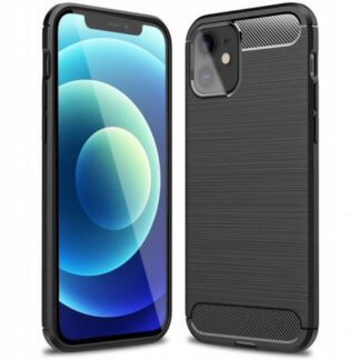 Apple Iphone 12 Mini Carbon silikoonkaitse must