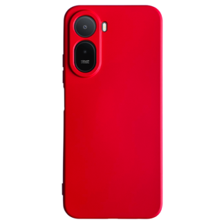 Xiaomi Redmi A7 Pro (4G / 5G) / Poco C81 / Poco C81 Pro matt silikoonkaitse punane