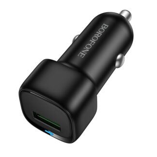 Borofone BZ34 autolaadija adapter USB-A / 18W / QC3.0 / must