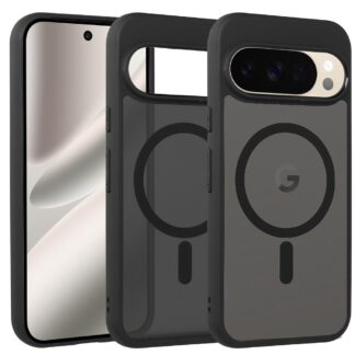 Google Pixel 9 / Pixel 10 CamProtect Magsafe Matt silikoonkaitse must
