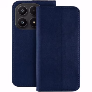 Xiaomi 17T Pro Leather Magnet kaitsekott tumesinine