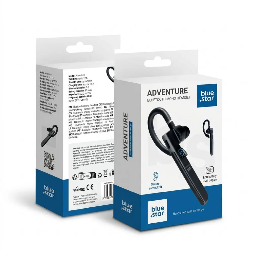 BlueStar Adventure juhtmevaba handsfree / LED-display / Bluetooth 5.4 - Image 5