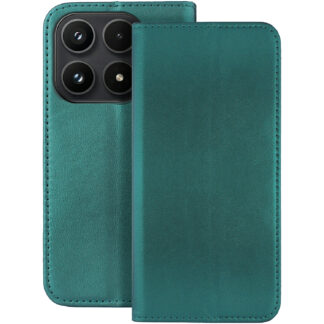 Xiaomi 17T Leather Magnet kaitsekott roheline