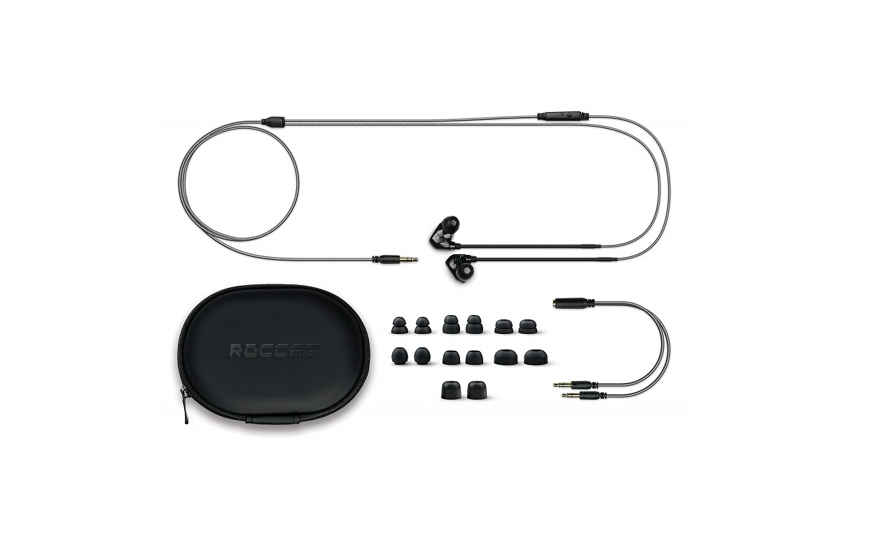 Roccat Score Full Spectrum Dual-Driver (ROC-14-220) mänguri / spordisõbra juhtmega mürasummutavad kõrvaklapid - Image 2