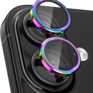 Apple Iphone 17 kaamera kaitseklaas Rainbow