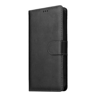 Apple Iphone 12 Mini / 13 Mini Fancy Leather kaitsekott must