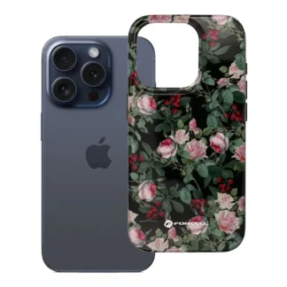 Apple Iphone 15 Pro ForCell Magsafe FlowerBumper silikoonkaitse / MIL-STD-810H
