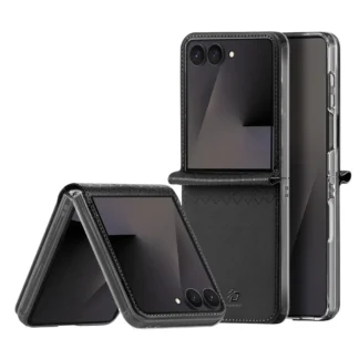 Samsung Z Flip7 / F766 Dux Ducis Bril kaitsekott must