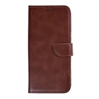 Google Pixel 9 Pro / Pixel 10 Pro Fancy Leather kaitsekott tumepruun
