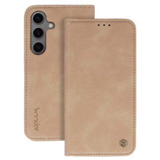 Samsung A17 (4G) / A17 (5G) Nubuck Smart kaitsekott cappucino
