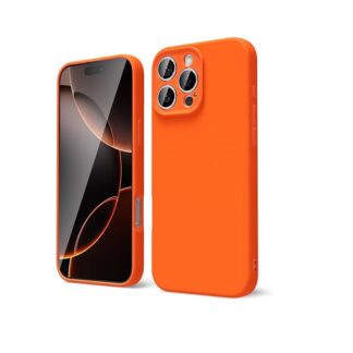 Apple Iphone 16 Pro Rubber silikoonkaitse orange