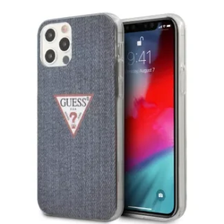 Apple iPhone 12 / 12 Pro Guess Hardcase Jeans Collection silikoonkaitse