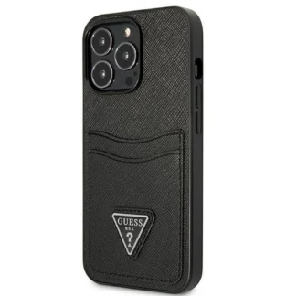 Apple Iphone 13 Pro Max / Iphone 12 Pro Max Guess Saffiano Trianglo Logo silikoontagus must