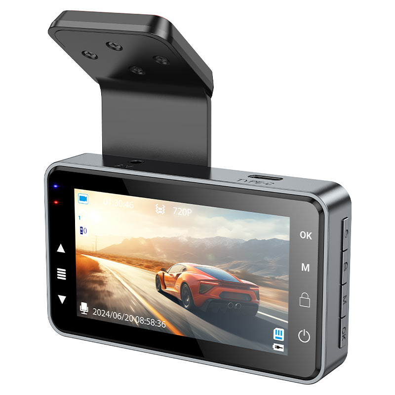 Hoco DV9 auto videoregistraator / NightVision / Ultrawide / 720P/30fps - Image 2
