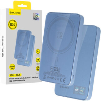 Blavec 3in1 Magsafe akupank BJ-04 / 10000 maH / Qi2 / 22,5W / helesinine