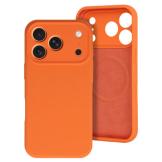 Apple Iphone 17 Pro / Iphone 18 Pro Rubber Magsafe silikoonkaitse orange