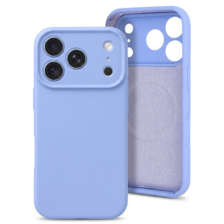 Apple Iphone 17 Pro / Iphone 18 Pro Rubber Magsafe silikoonkaitse helesinine