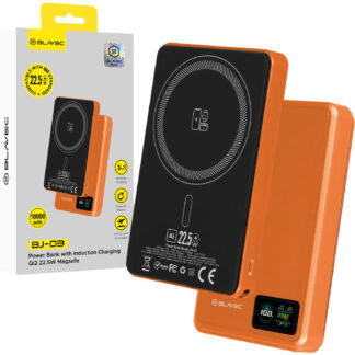 Blavec 3in1 Magsafe akupank BJ-03 / 10000 maH / Qi2 / 22,5W / orange